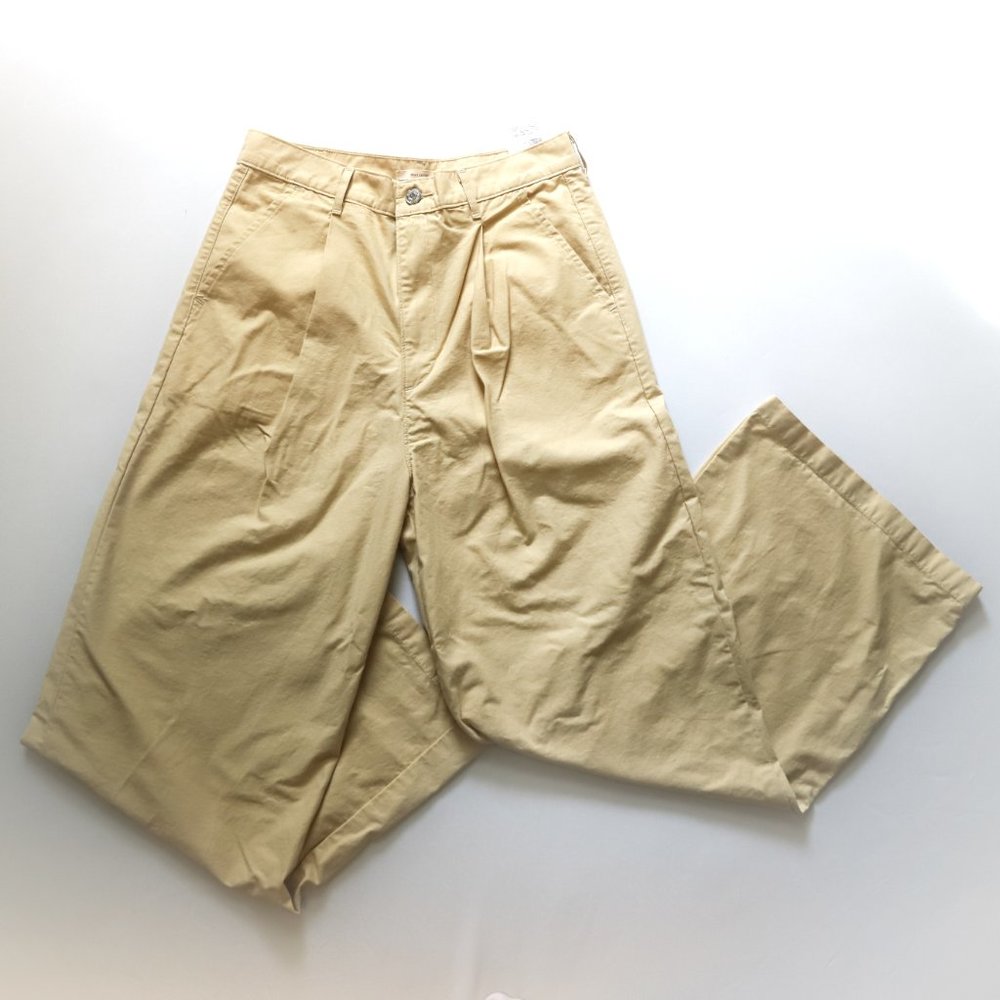 Wide Leg Levi Paper Bag Trousers